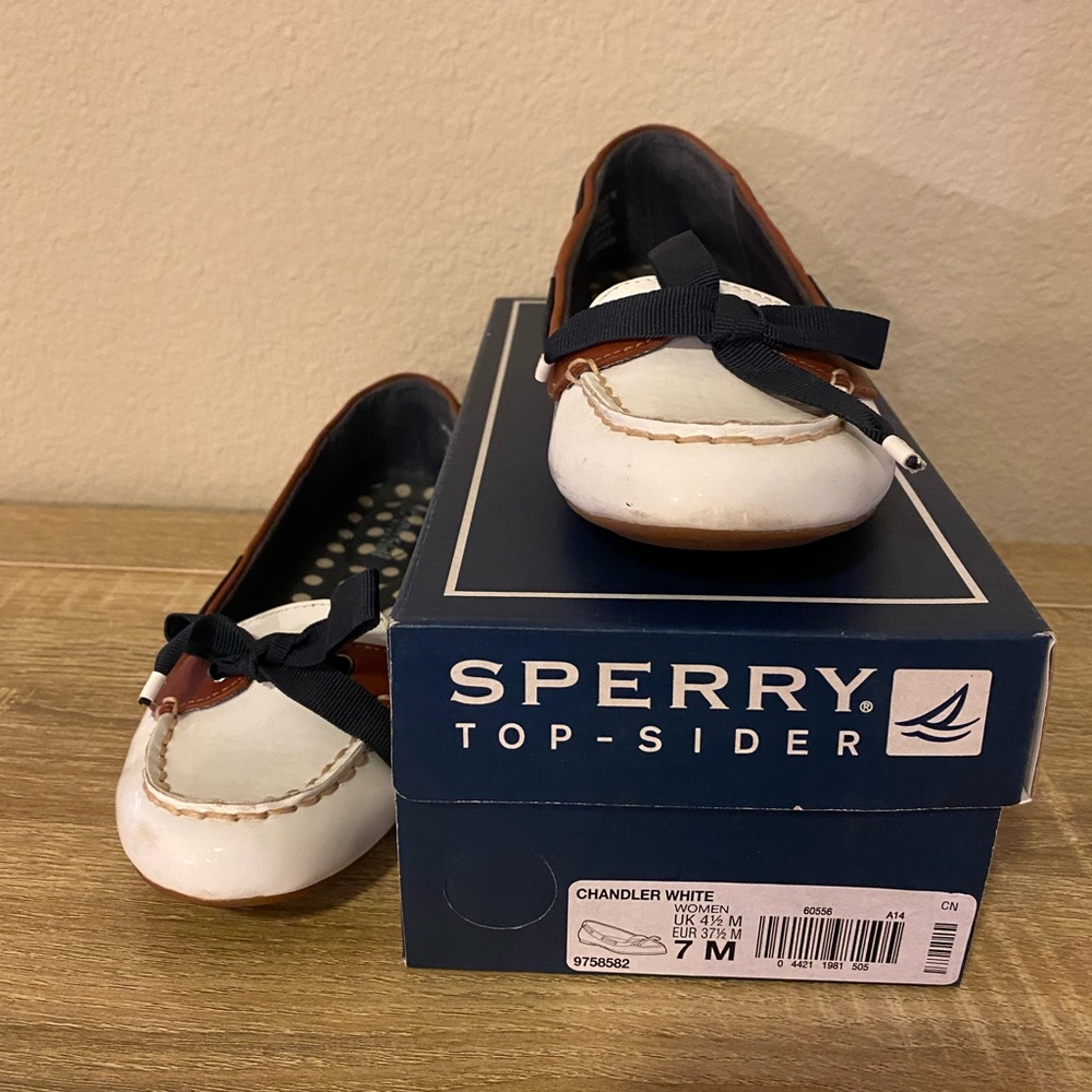 Sperry Top-Sider Chandler White Ballet Flats